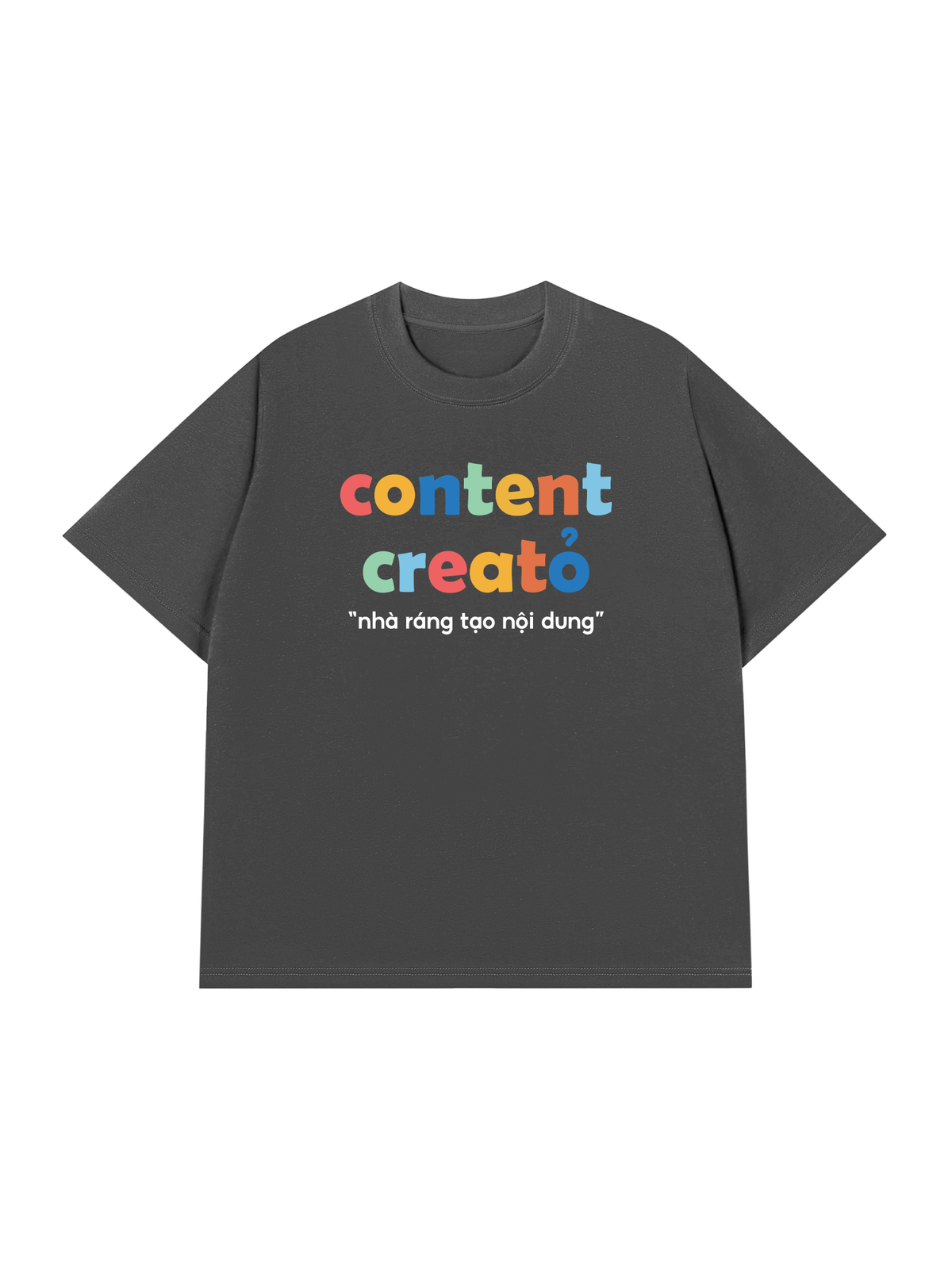 Áo Thun Relaxed Fit Content Creator