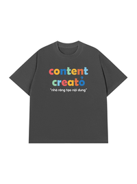 Áo Thun Relaxed Fit Content Creator