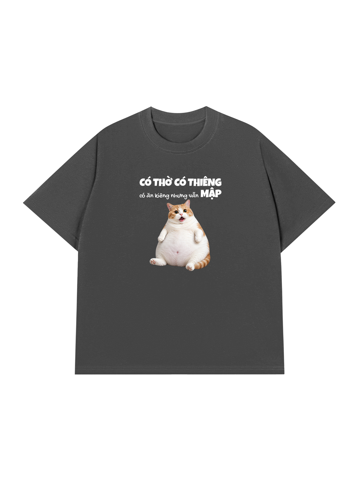 Áo Thun Relaxed Fit Có Ăn Kiêng Nhưng Vẫn Mập