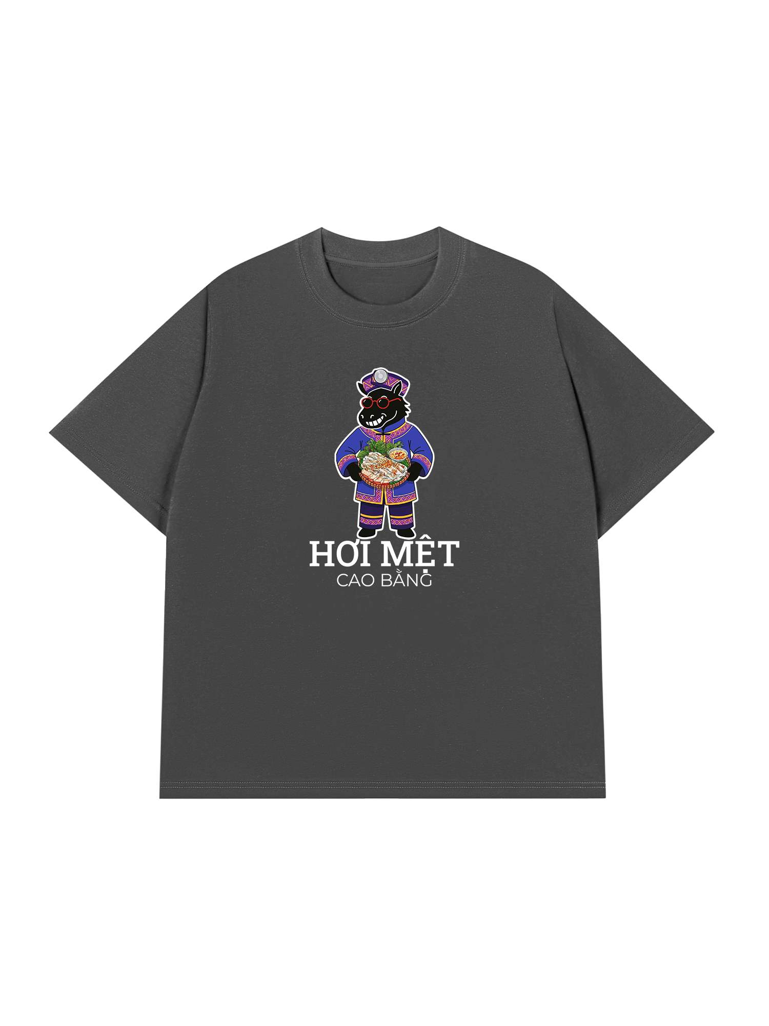 Áo Thun Relaxed Fit Cao Bằng Hơi Mệt