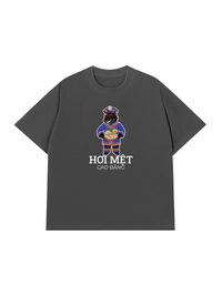 Áo Thun Relaxed Fit Cao Bằng Hơi Mệt