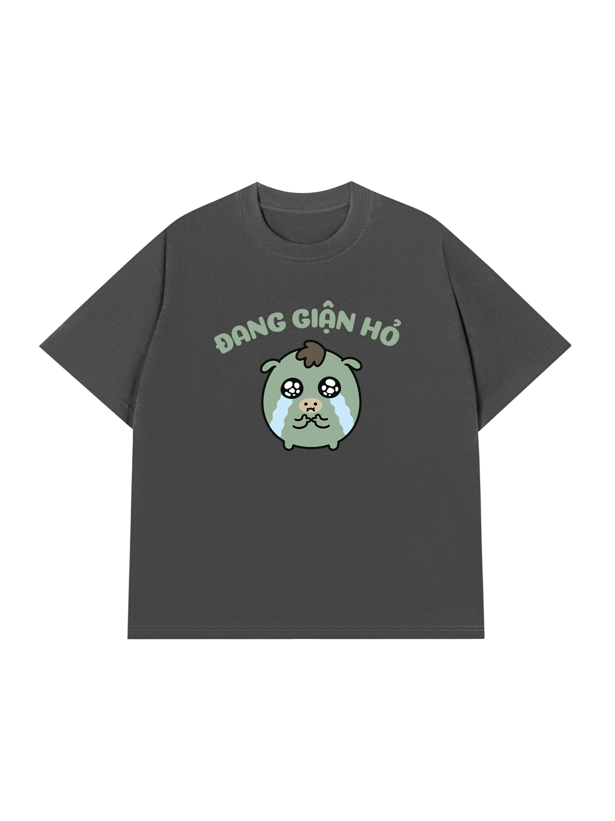 Áo Thun Relaxed Fit Đang Giận Hỏ