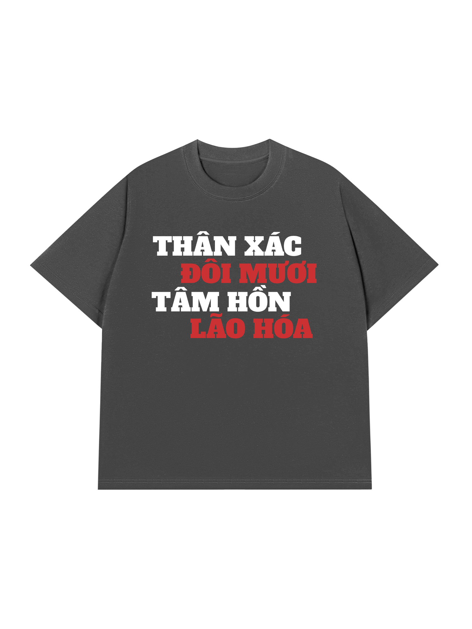 Áo Thun Relaxed Fit Thân Xác Đôi Mươi