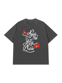 Áo Thun Relaxed Fit Người Trẻ Yêu Nước