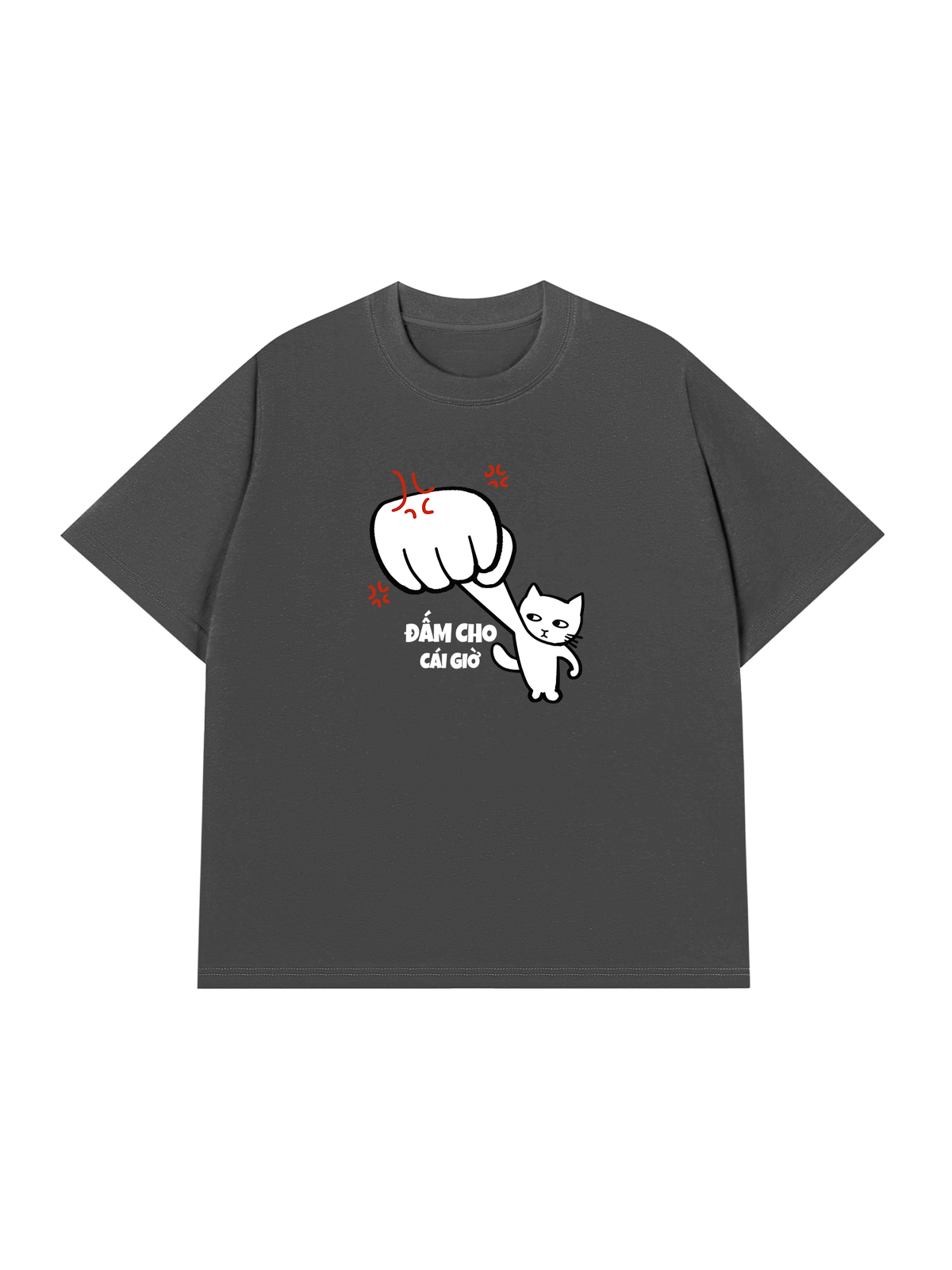 Áo Thun Relaxed Fit Đấm Cho Cái Giờ