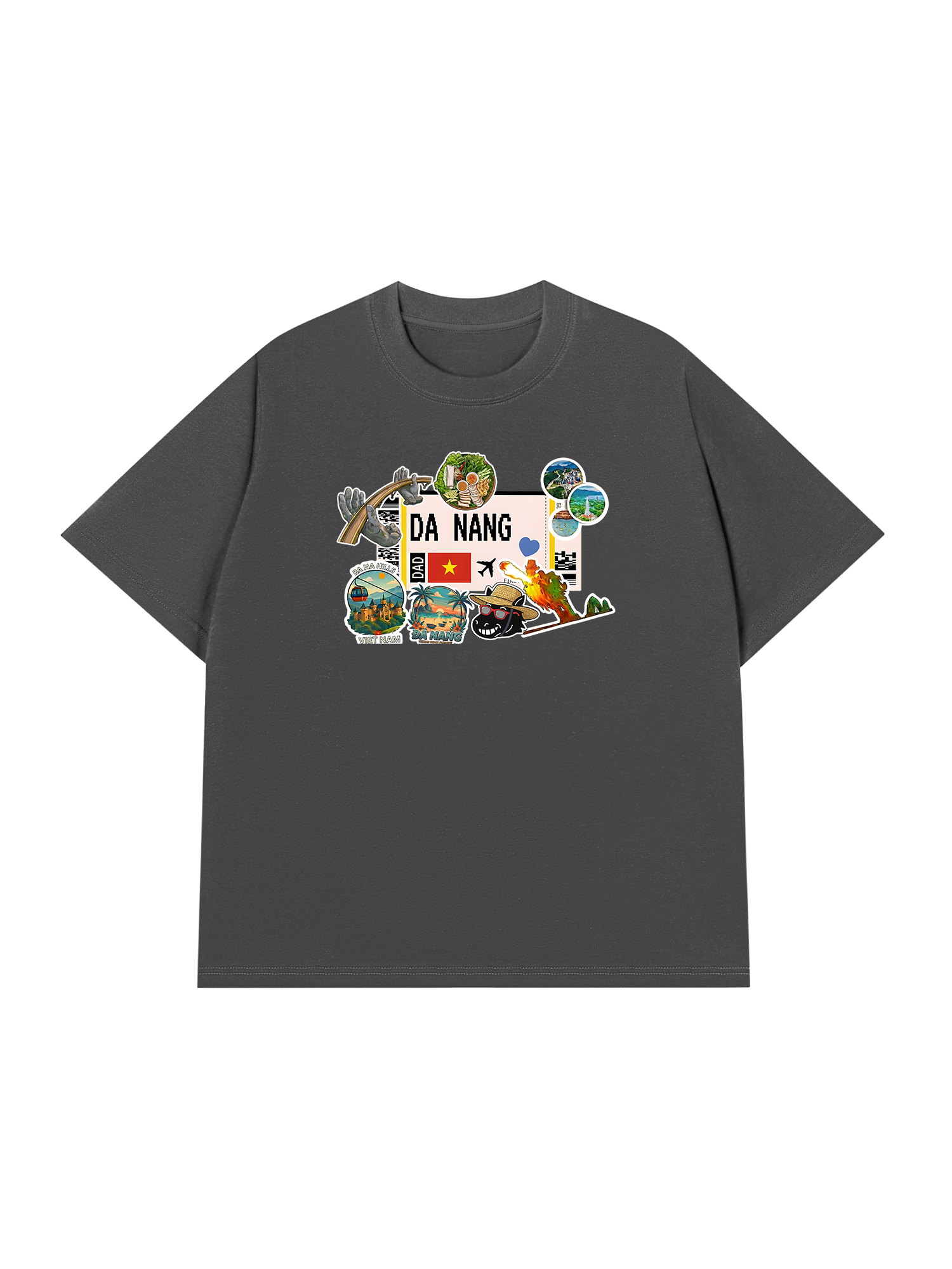 Áo Thun Relaxed Fit Du Lịch Đà Nẵng