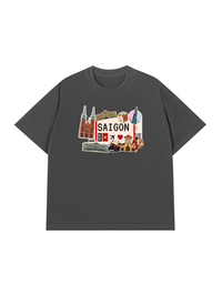 Áo Thun Relaxed Fit Du Lịch Sài Gòn