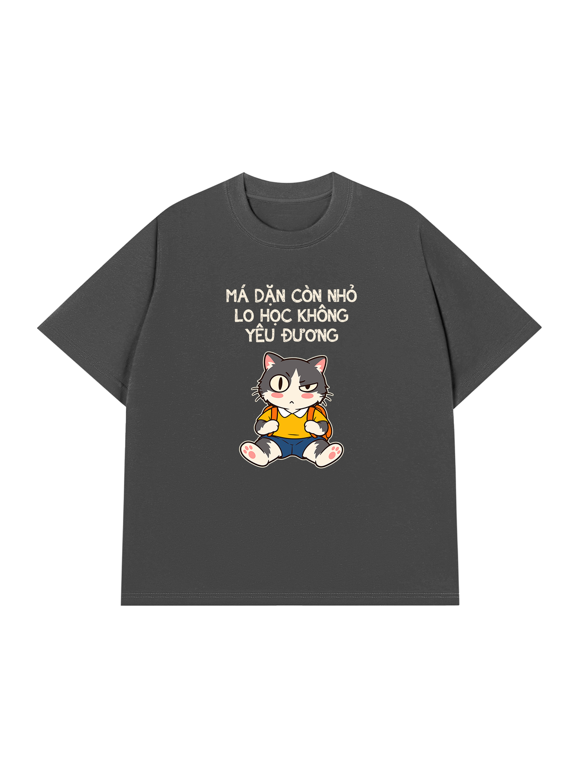 Áo Thun Relaxed Fit Còn Nhỏ Lo Học