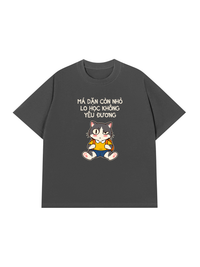 Áo Thun Relaxed Fit Còn Nhỏ Lo Học