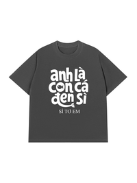 Áo Thun Relaxed Fit Cá Đen Xì