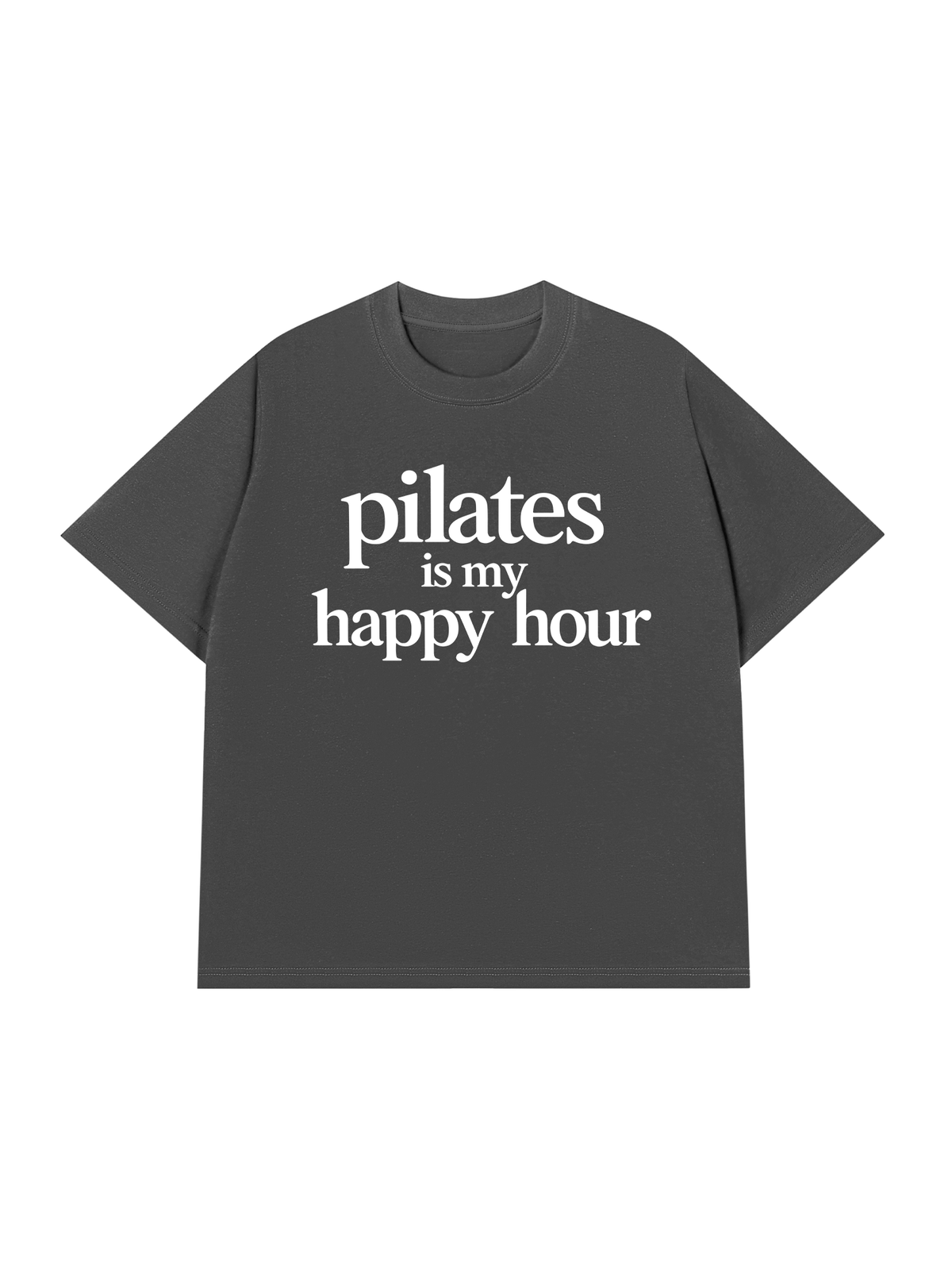 Áo Thun Relaxed Fit Pilates Is My Happy Hour