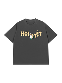 Áo Thun Relaxed Fit Vịt Hơi Mệt