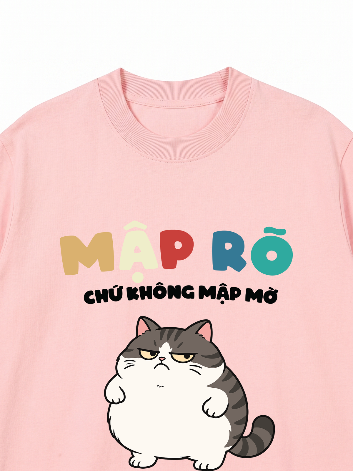 Áo Thun Relaxed Fit Mập Rõ
