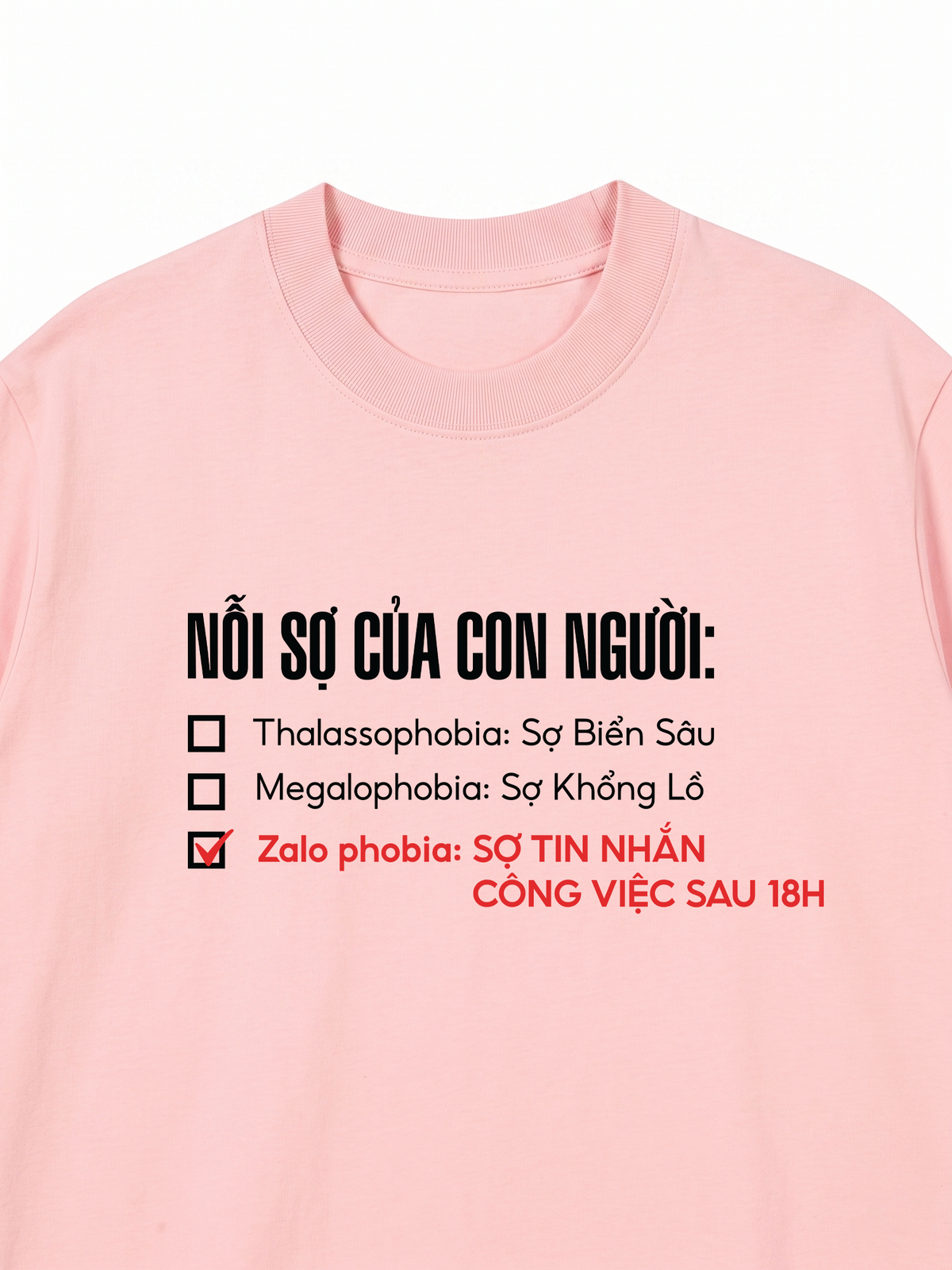 Áo Thun Relaxed Fit Zalophobia