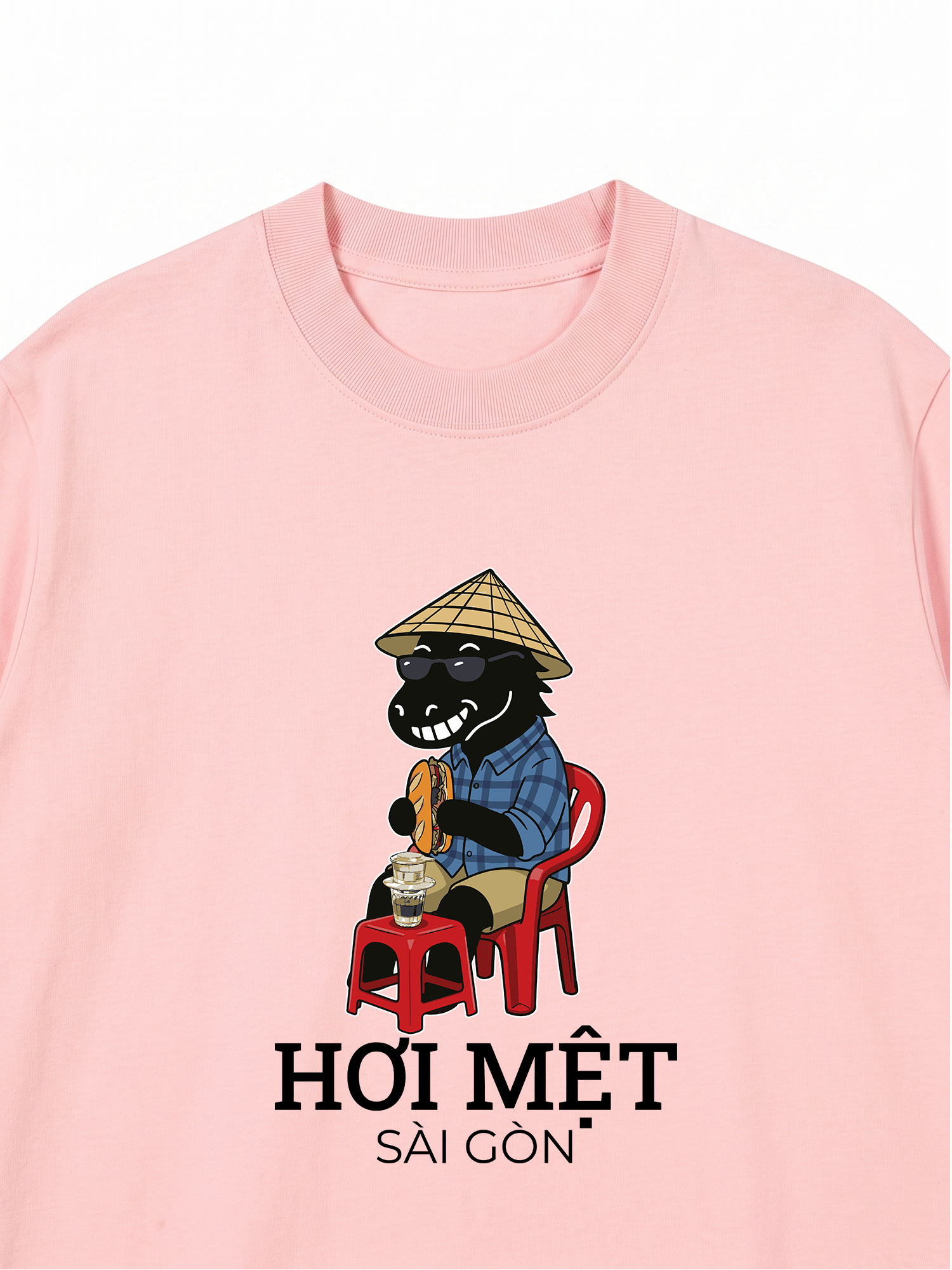 Áo Thun Relaxed Fit Sài Gòn Hơi Mệt