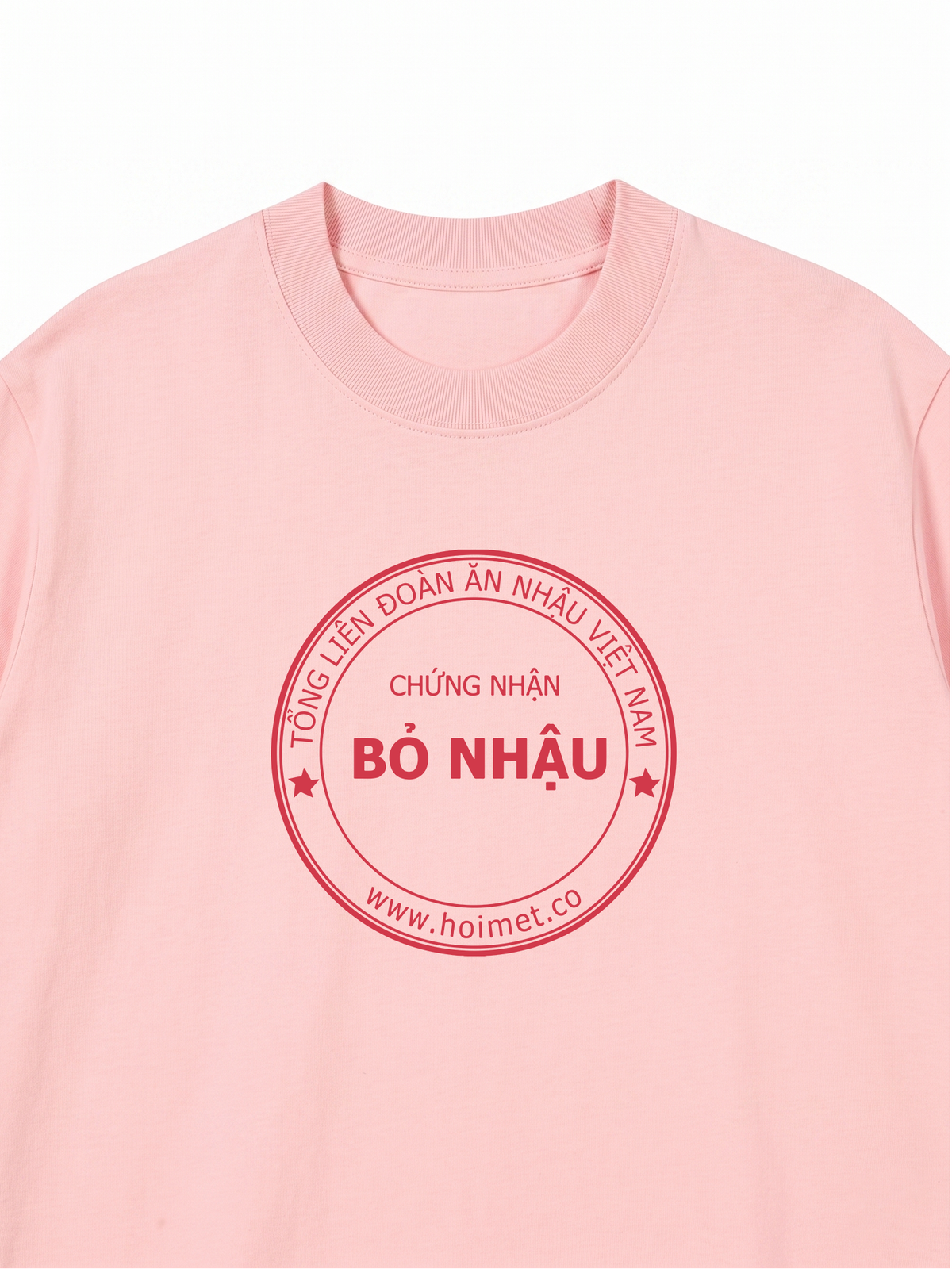 Áo Thun Relaxed Fit Chứng Nhận Bỏ Nhậu