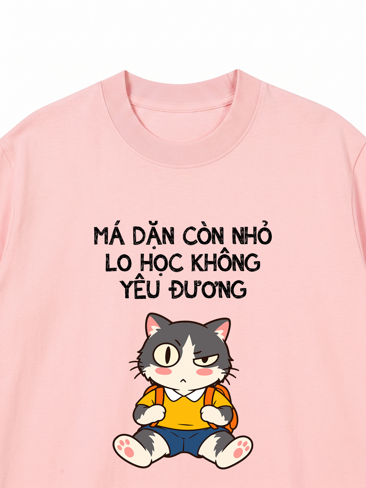 Áo Thun Relaxed Fit Còn Nhỏ Lo Học