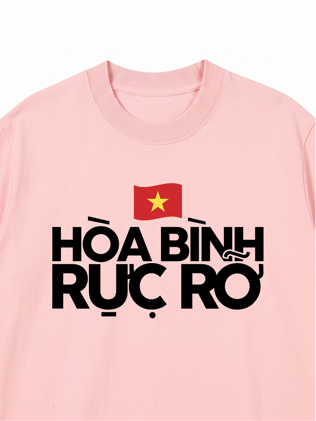 Áo Thun Relaxed Fit Hòa Bình Rực Rỡ