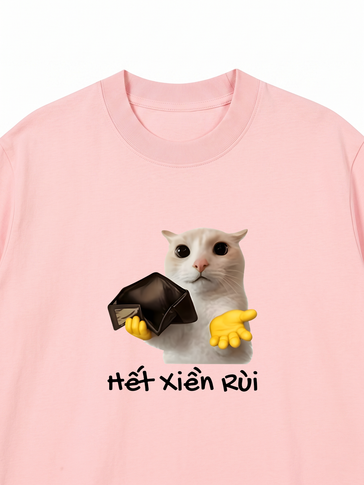 Áo Thun Relaxed Fit Hết Xiền Rùi