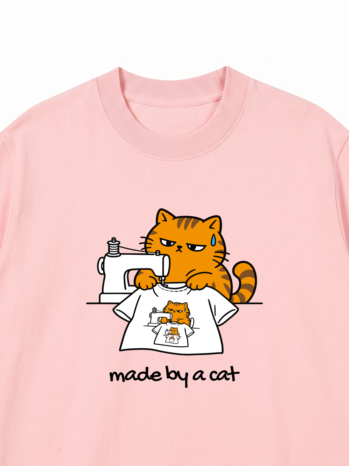 Áo Thun Relaxed Fit Made By A Cat