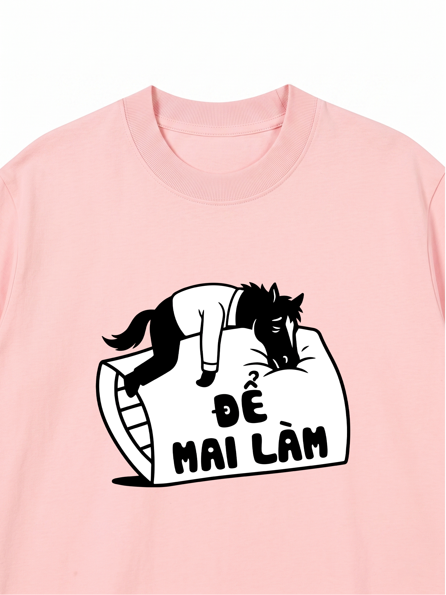 Áo Thun Relaxed Fit Để Mai Làm Đi