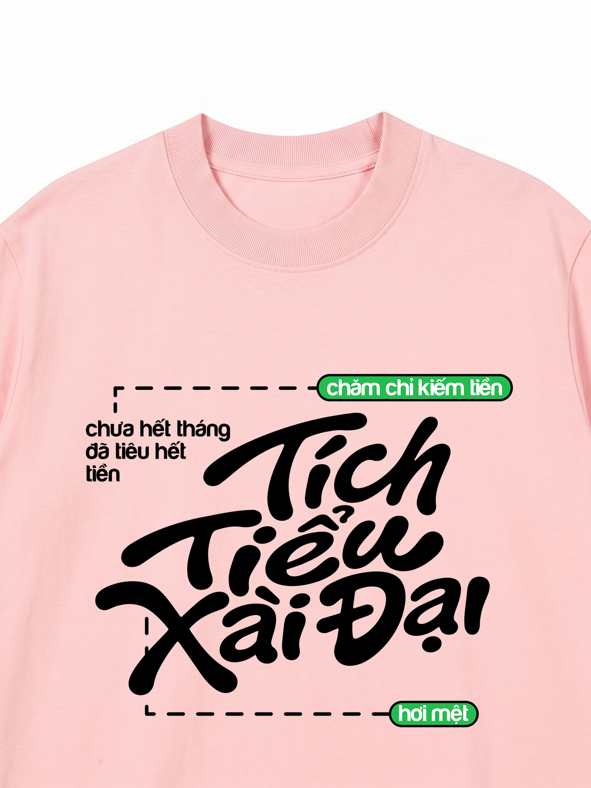 Áo Thun Relaxed Fit Tích Tiểu Xài Đại