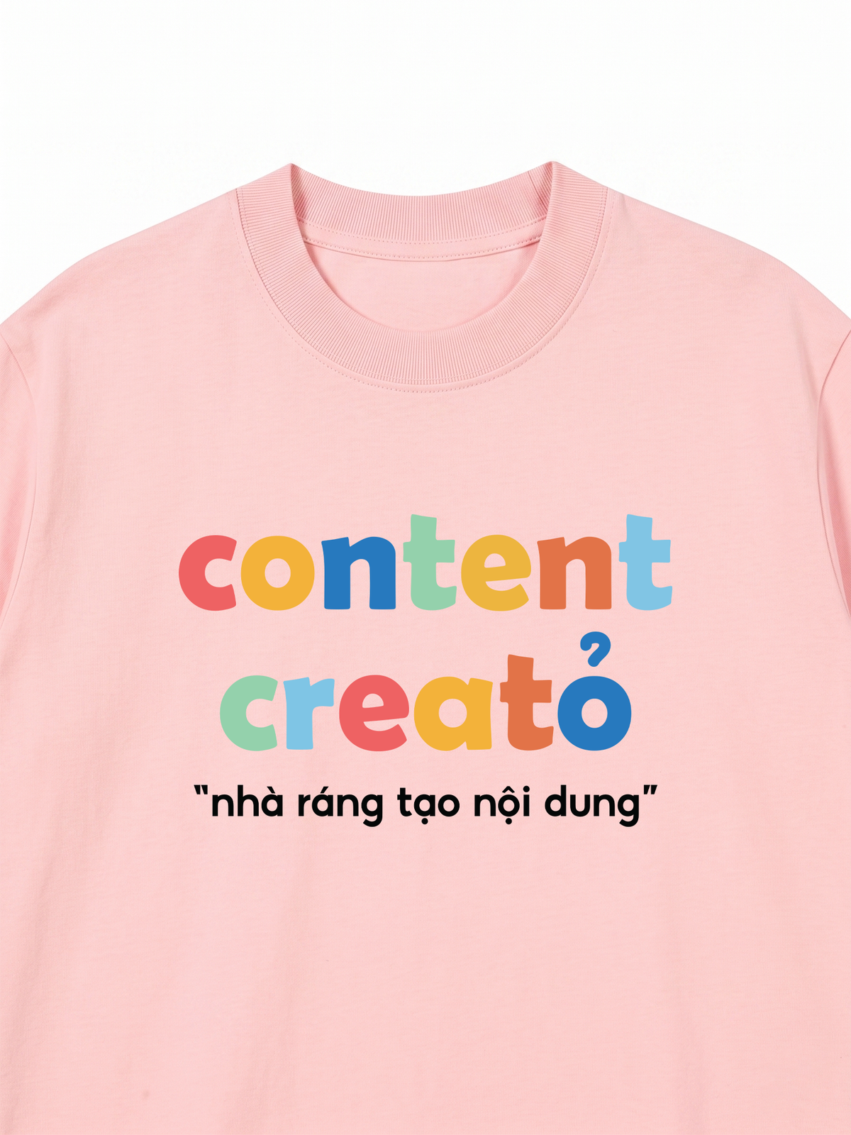 Áo Thun Relaxed Fit Content Creator