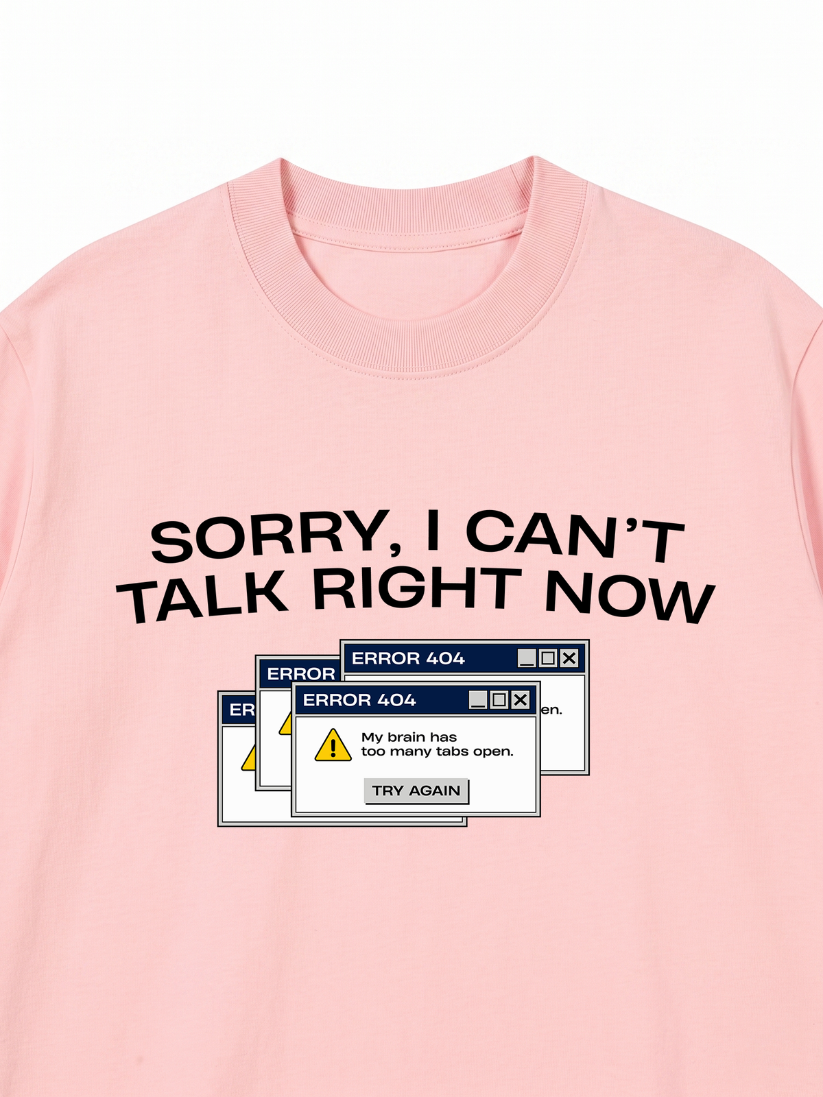 Áo Thun Relaxed Fit I Can't Talk Right Now
