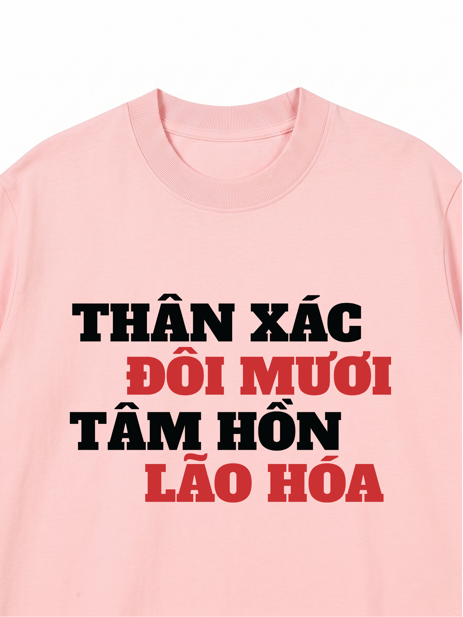 Áo Thun Relaxed Fit Thân Xác Đôi Mươi
