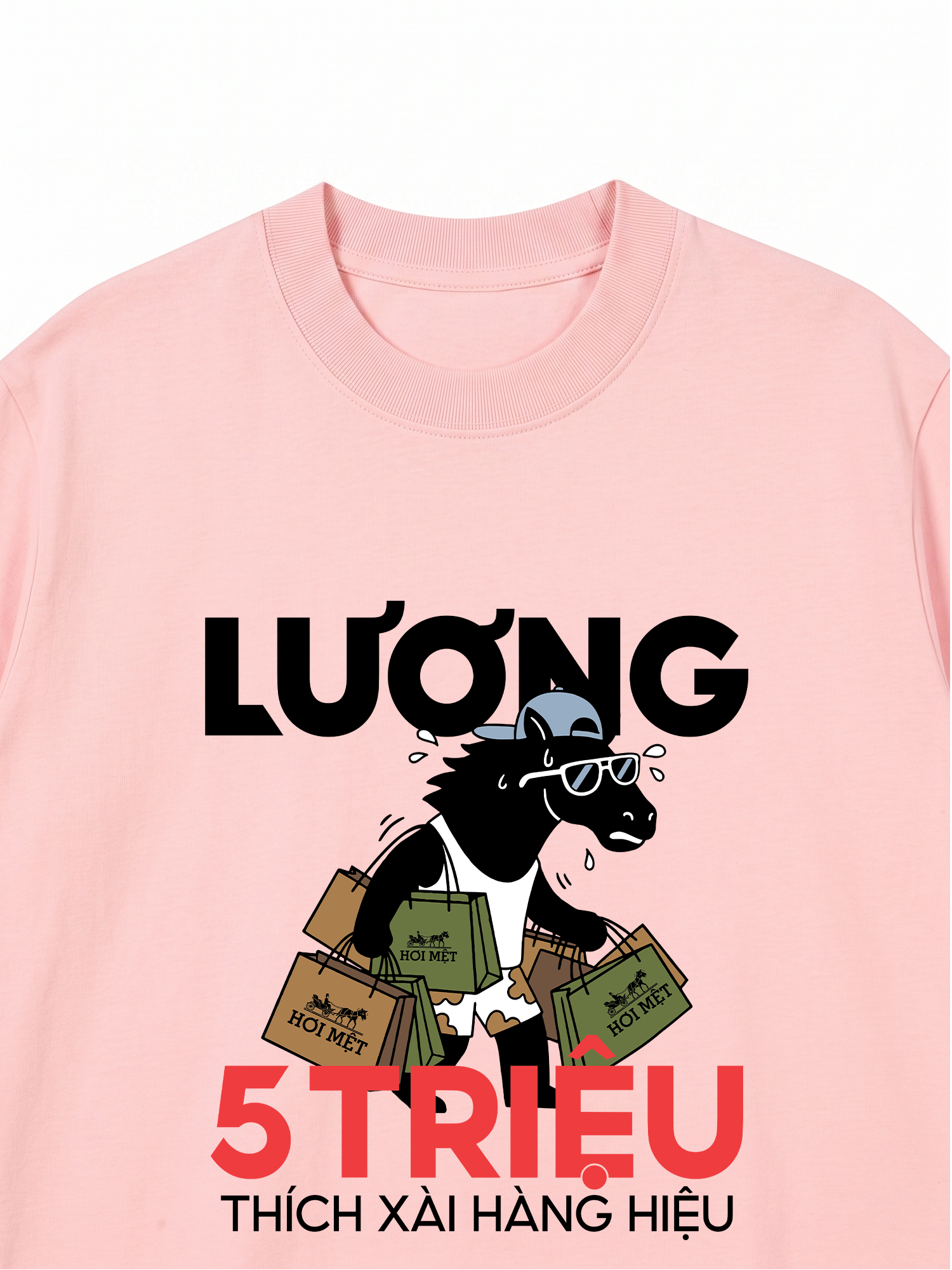 Áo Thun Relaxed Fit Thích Xài Hàng Hiệu