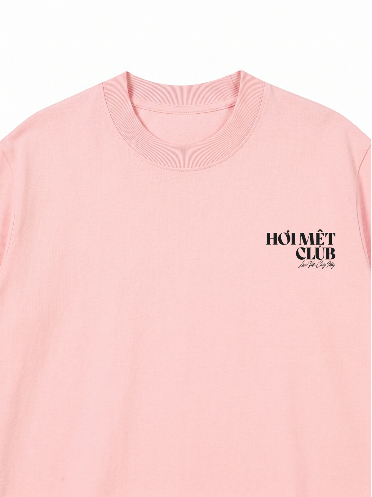 Áo Thun Relaxed Fit Làm Việc Cháy Máy