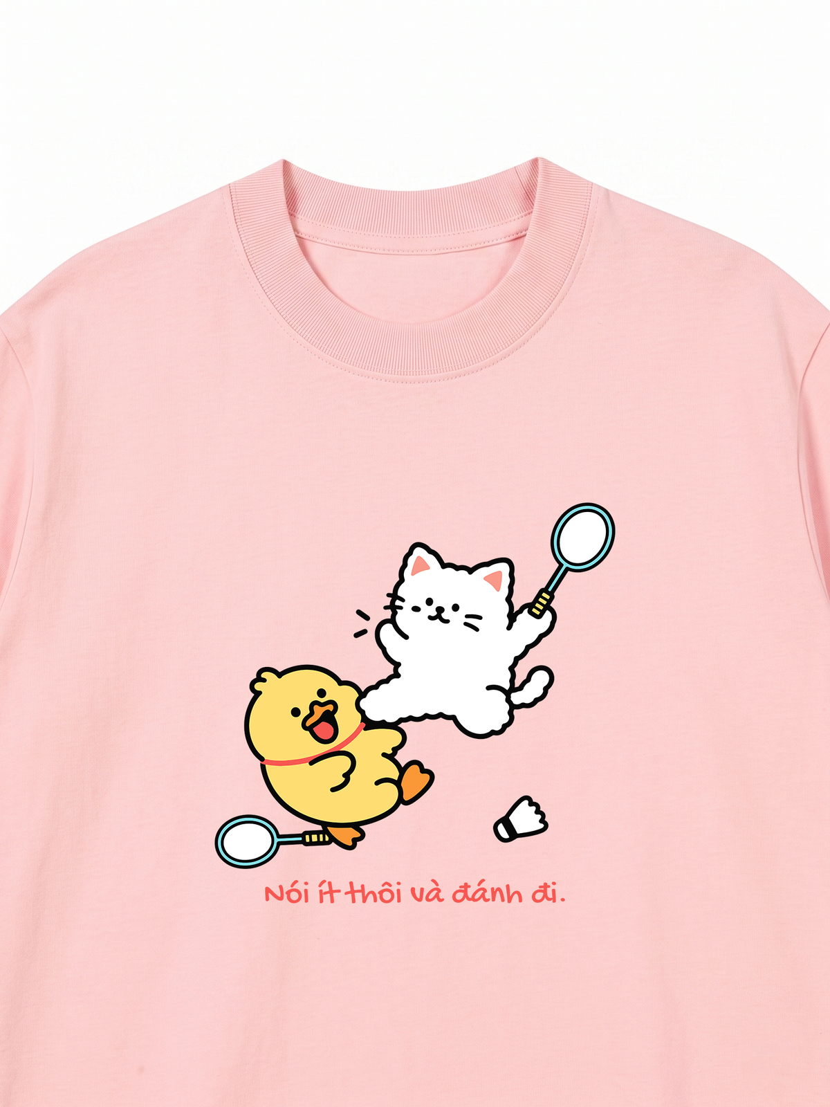 Áo Thun Relaxed Fit Nói Ít Đánh Đi