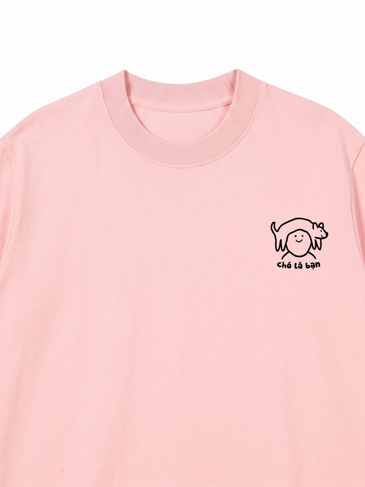 Áo Thun Relaxed Fit Chó Là Bạn
