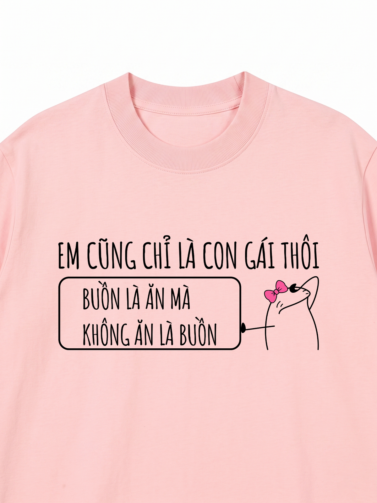 Áo Thun Relaxed Fit Em Cũng Là Con Gái Thôi