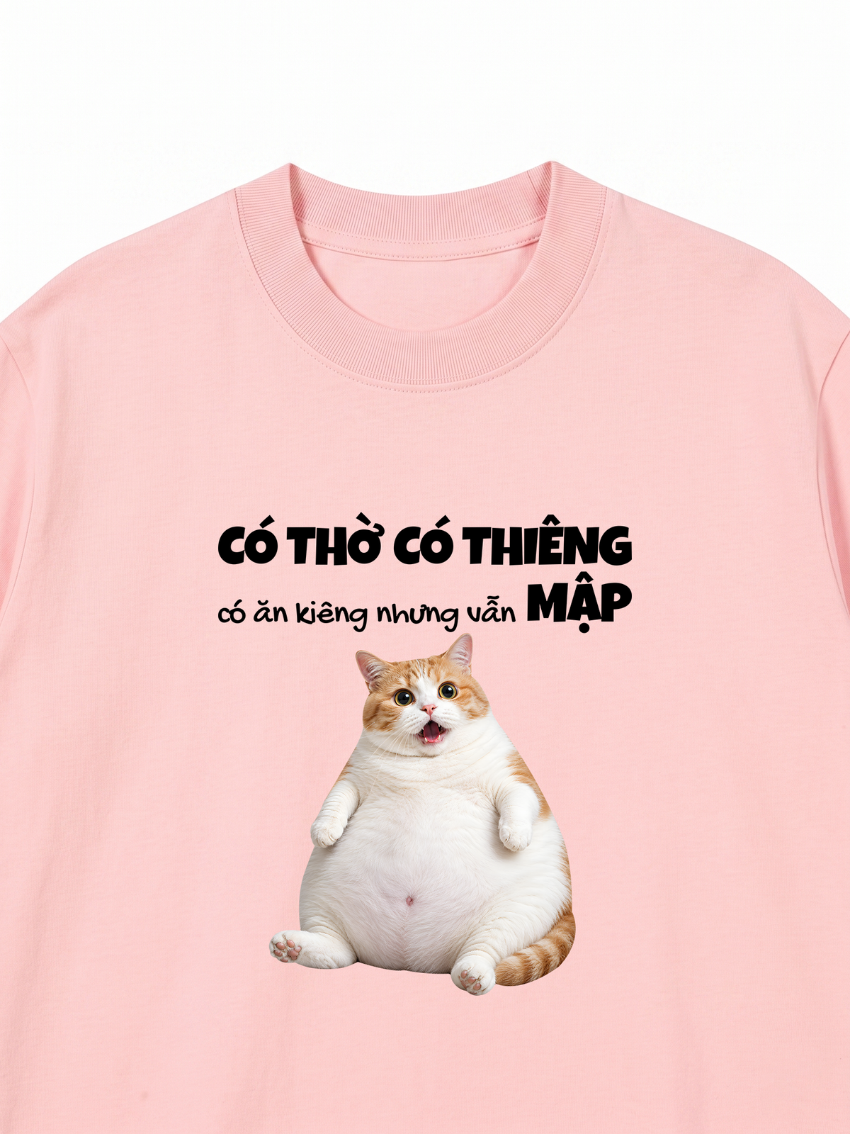 Áo Thun Relaxed Fit Có Ăn Kiêng Nhưng Vẫn Mập