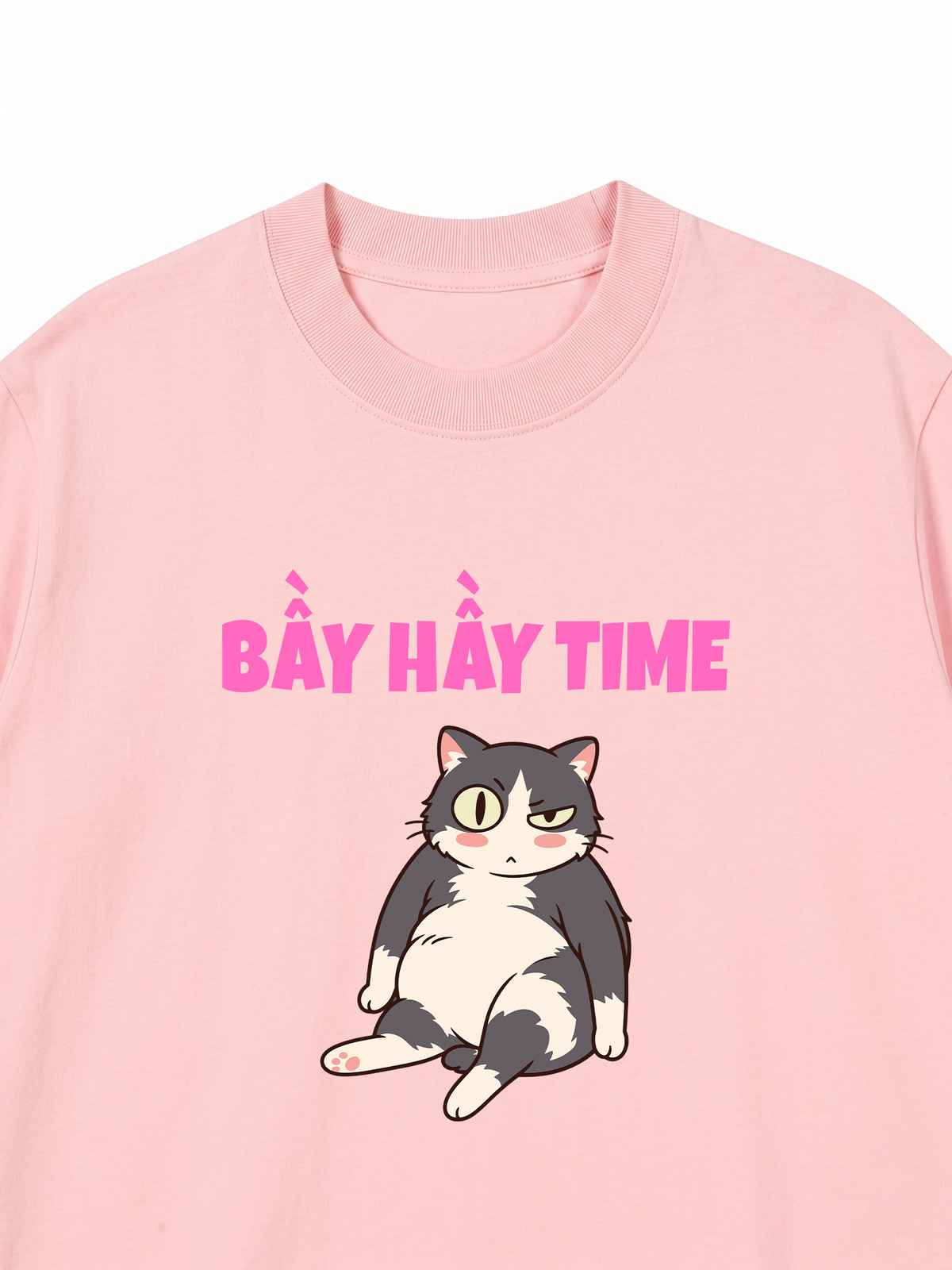 Áo Thun Relaxed Fit Bầy Hầy Time