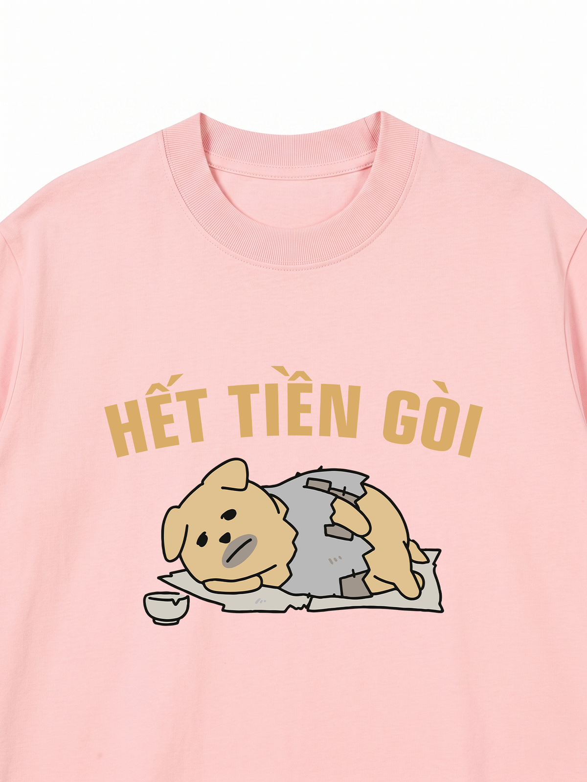 Áo Thun Relaxed Fit Hết Tiền Gòi