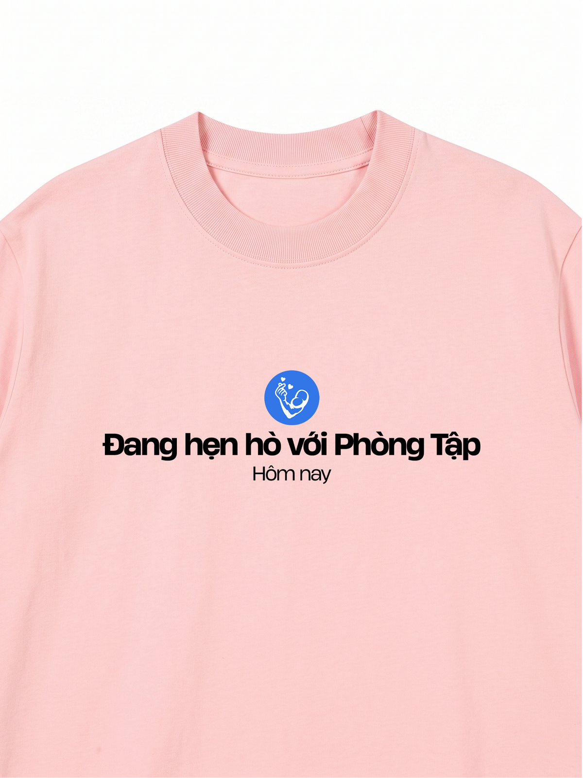 Áo Thun Relaxed Fit Hẹn Hò Phòng Tập