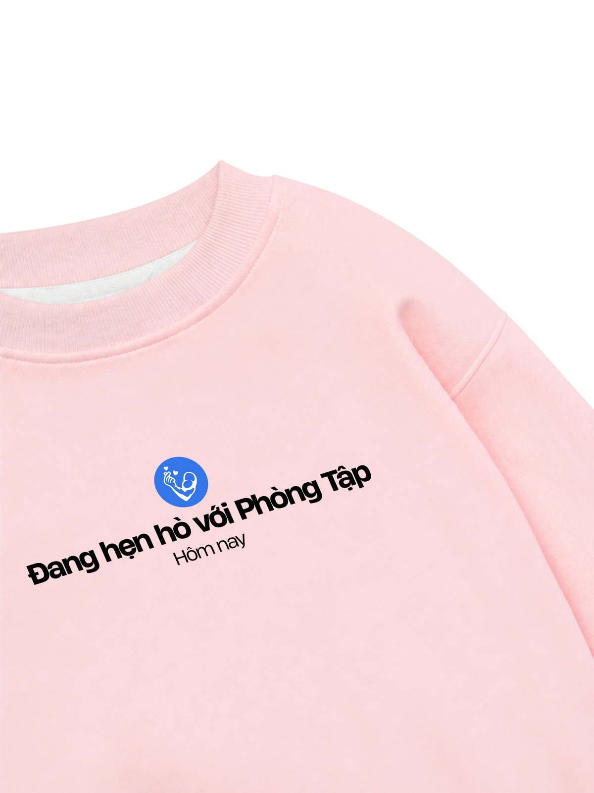 Áo Sweater Nỉ Hai Da Hẹn Hò Phòng Tập