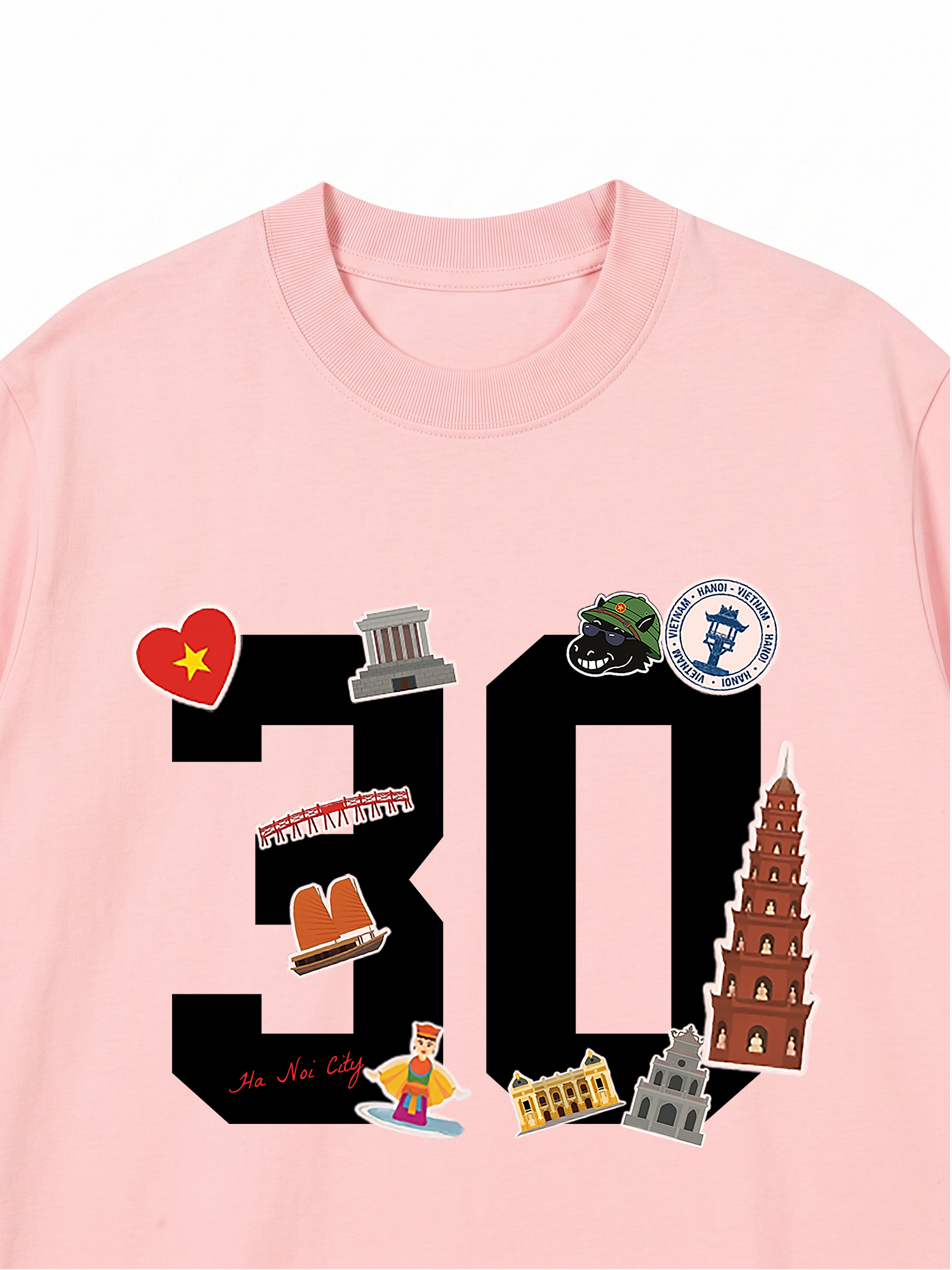 Áo Thun Relaxed Fit Hà Nội 30