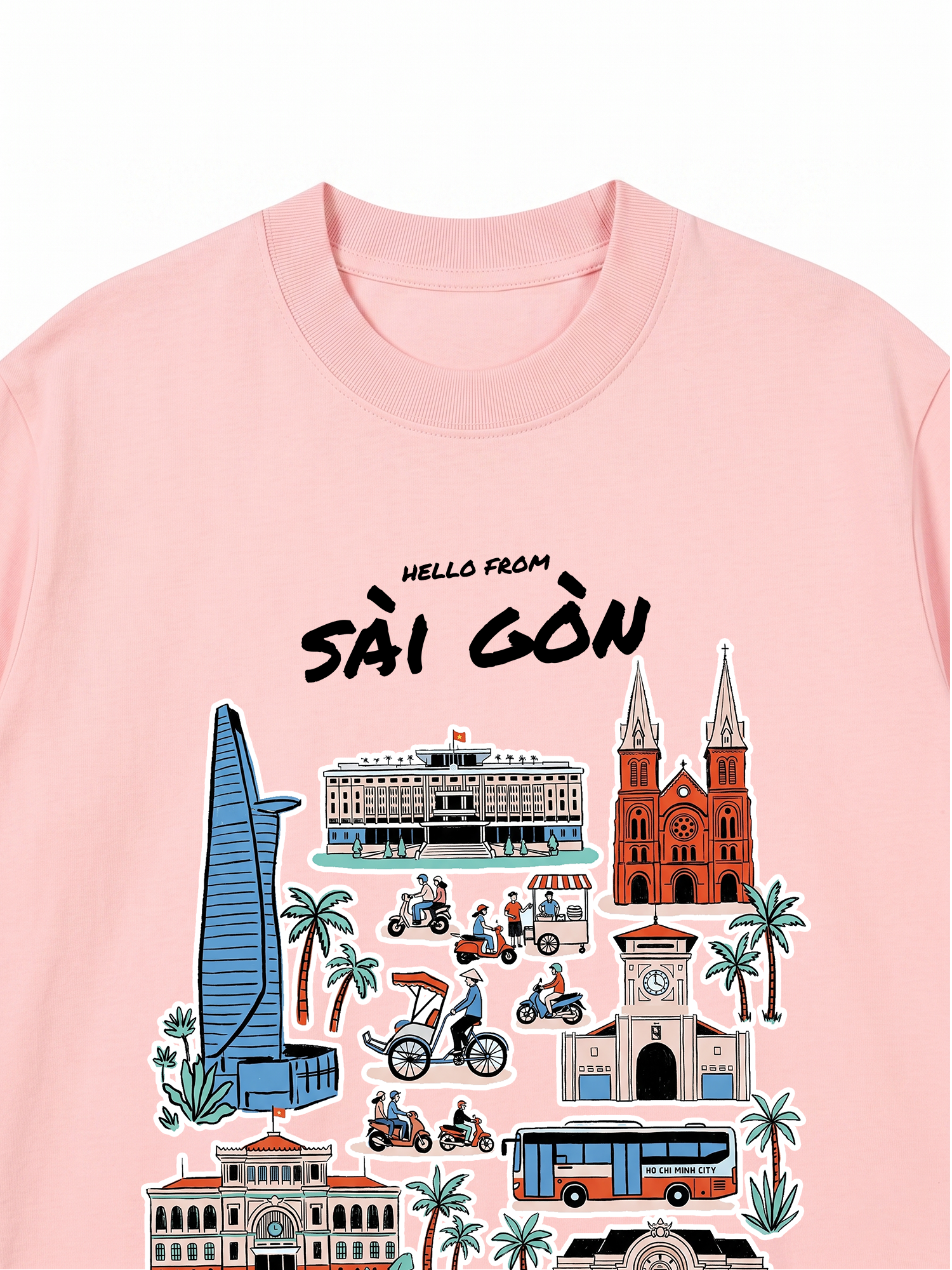Áo Thun Relaxed Fit Hello From Sài Gòn