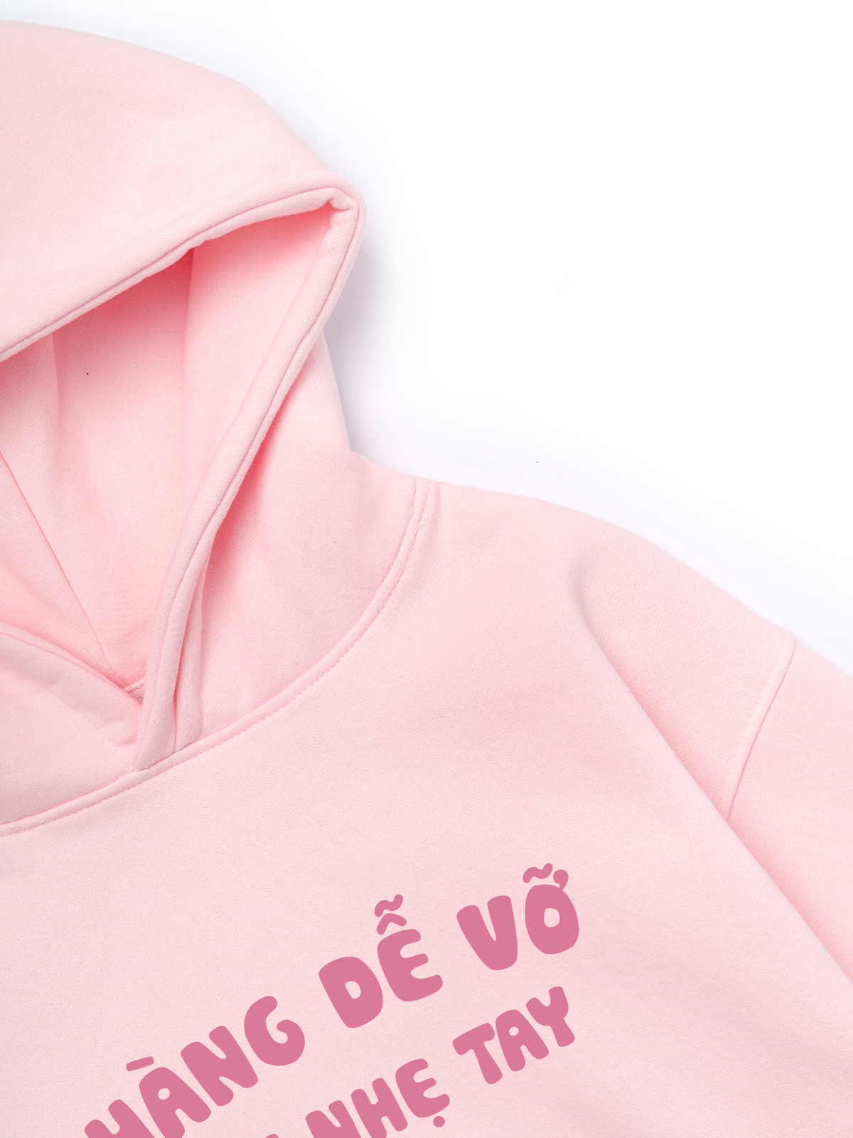 Áo Hoodie Nỉ Hai Da Cẩn Thận Vỡ