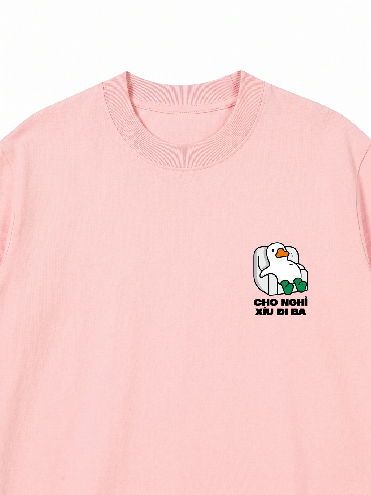 Áo Thun Relaxed Fit Cho Nghỉ Xíu Đi Ba