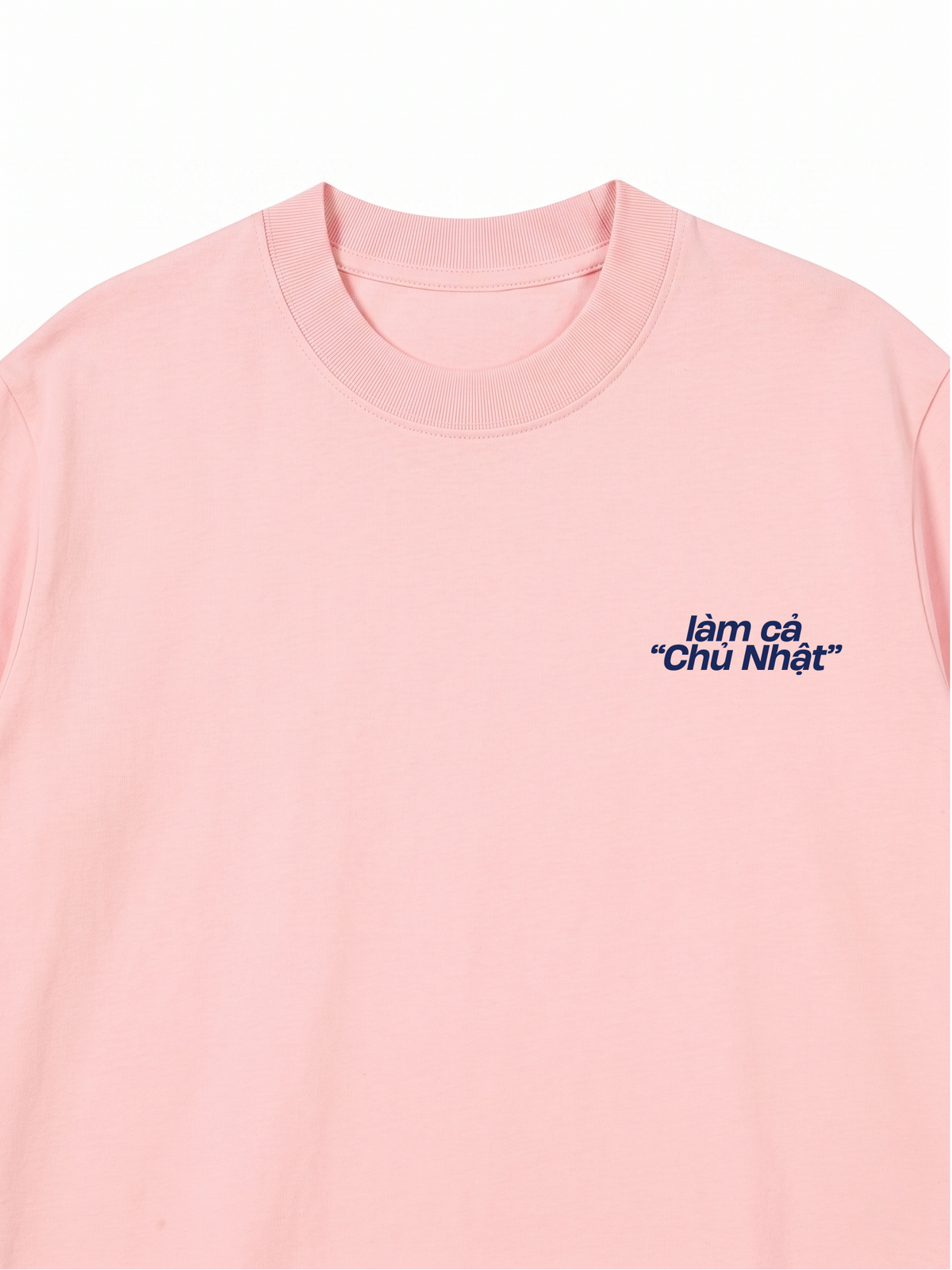 Áo Thun Relaxed Fit Làm Cả Chủ Nhật