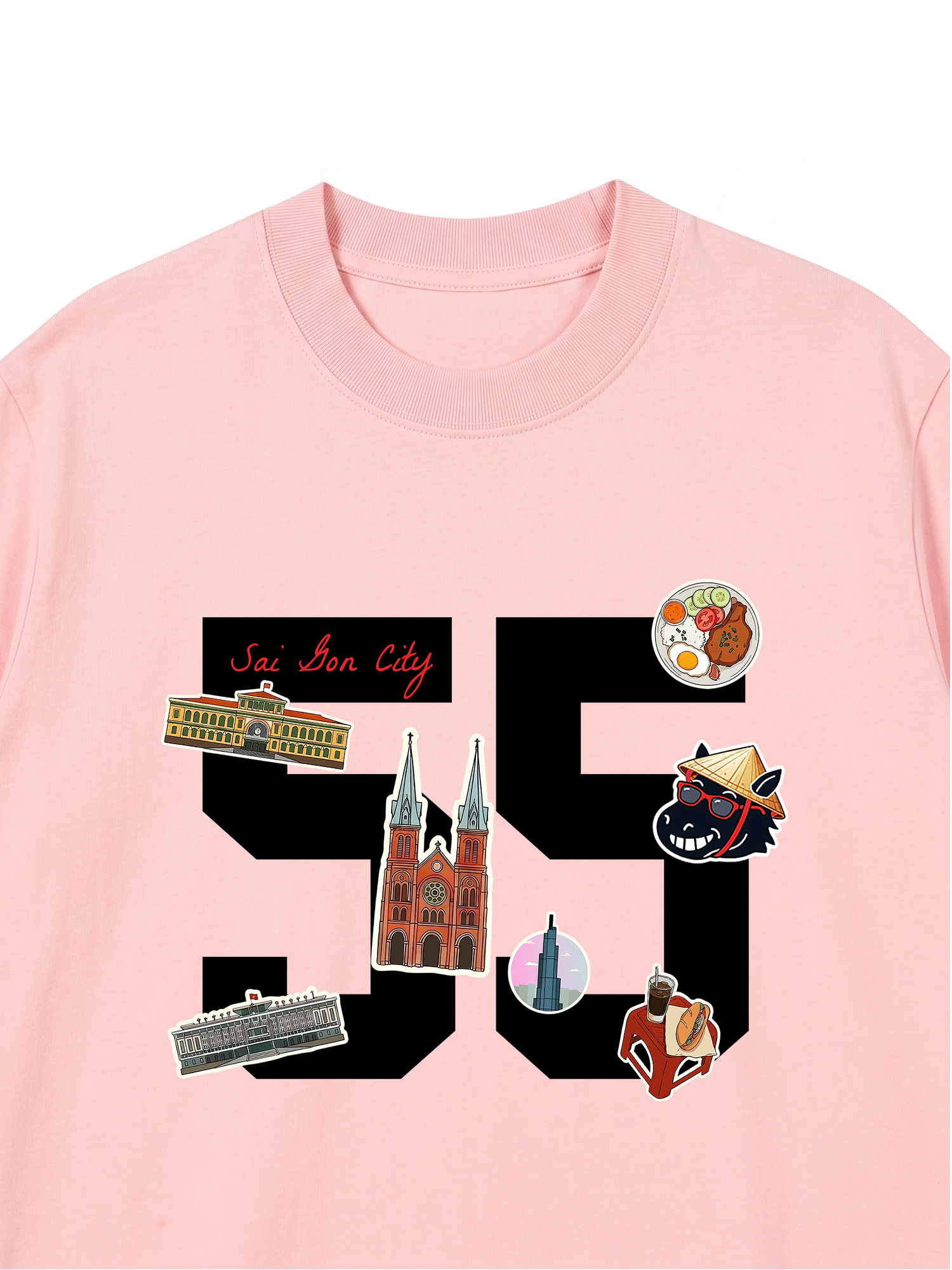 Áo Thun Relaxed Fit Sài Gòn 55