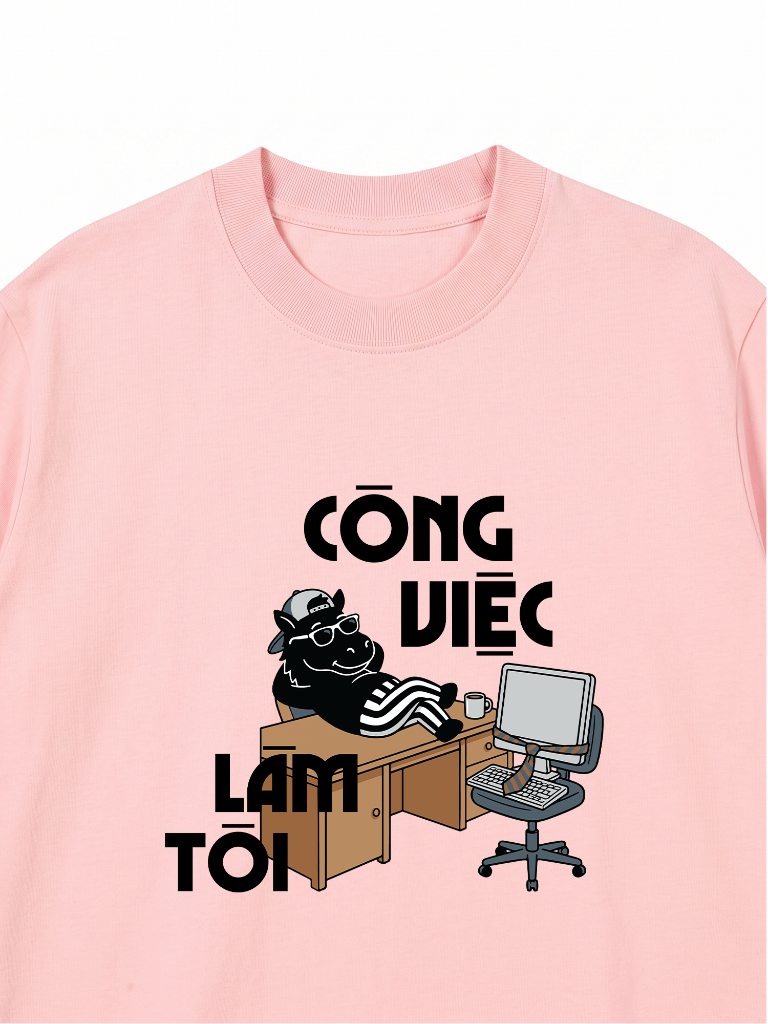 Áo Thun Relaxed Fit Công Việc Làm Tôi