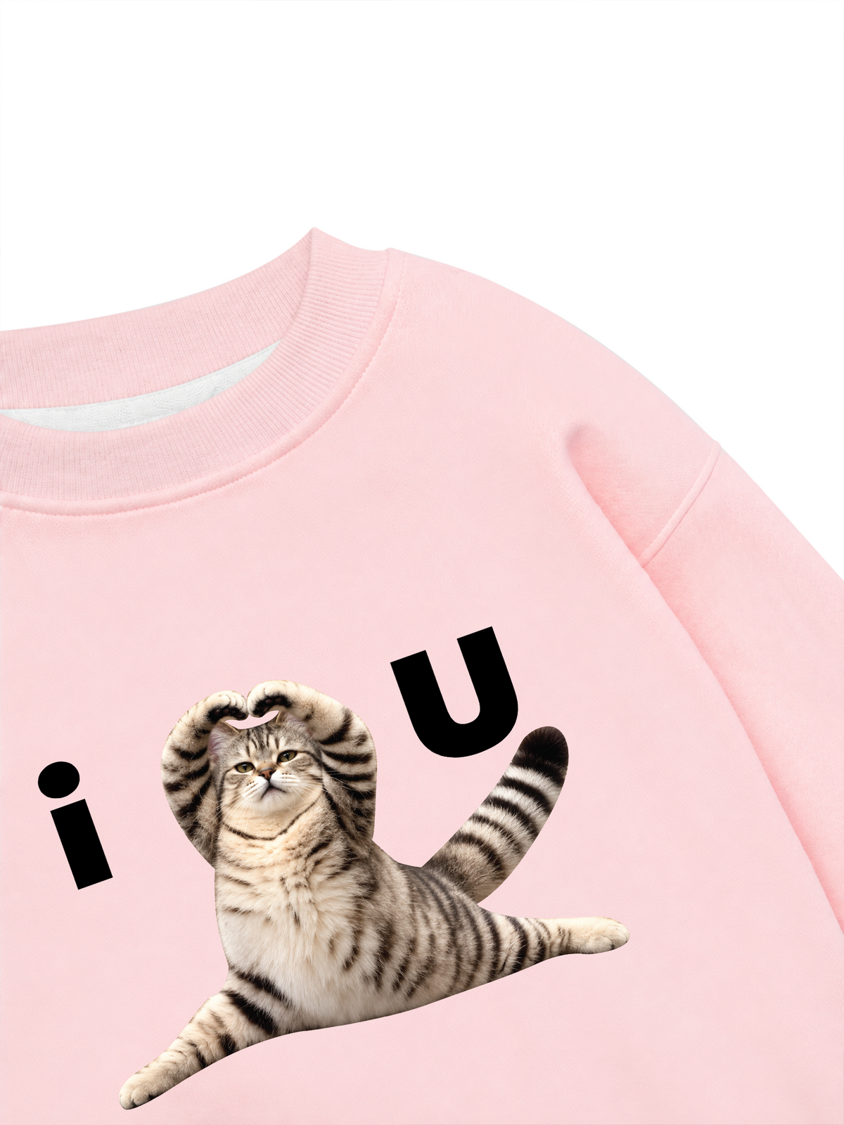 Áo Sweater Nỉ Hai Da I Love You