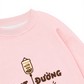 Áo Sweater Nỉ Hai Da Tụt Đường