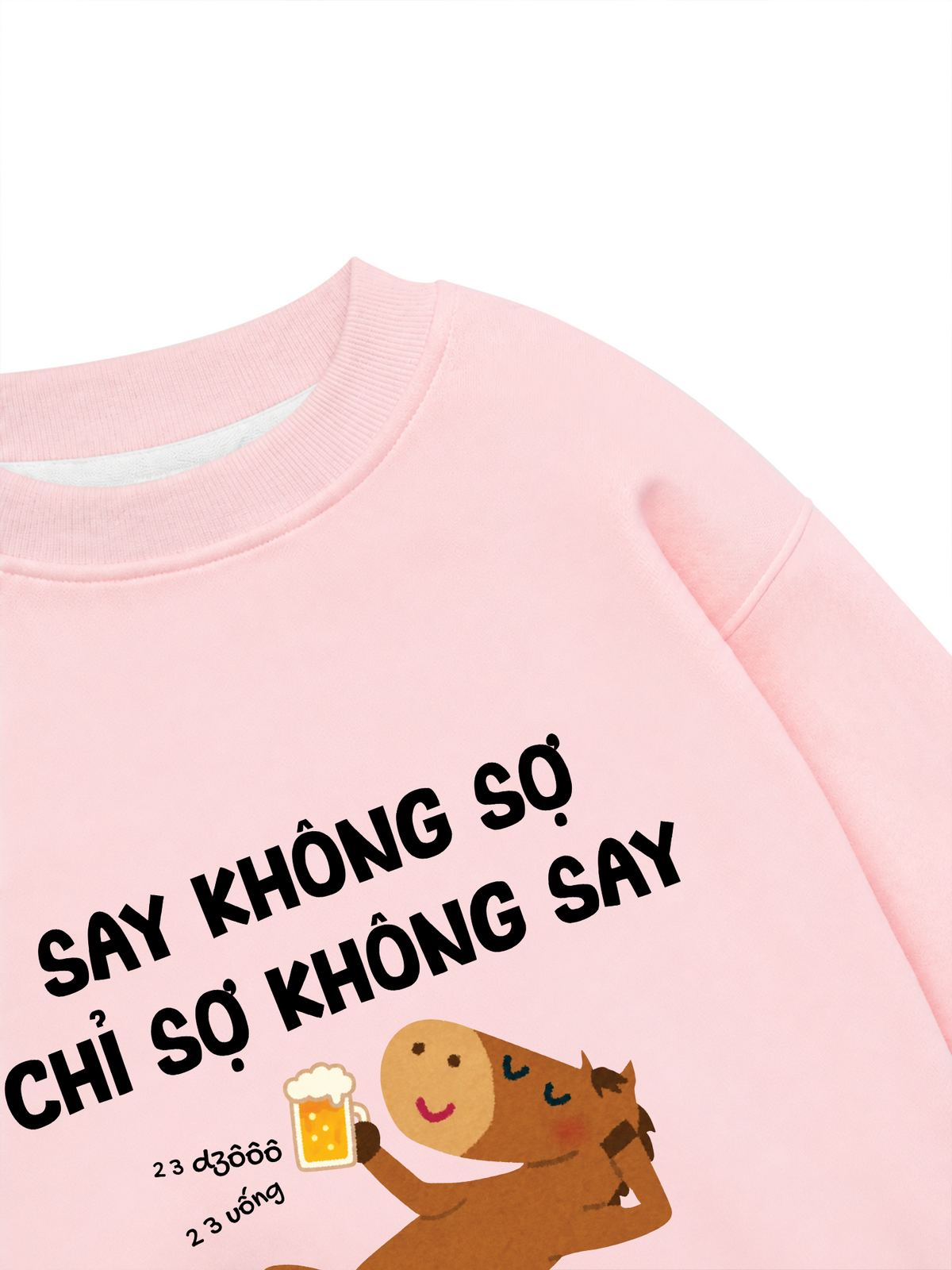 Áo Sweater Nỉ Hai Da Say Không Sợ