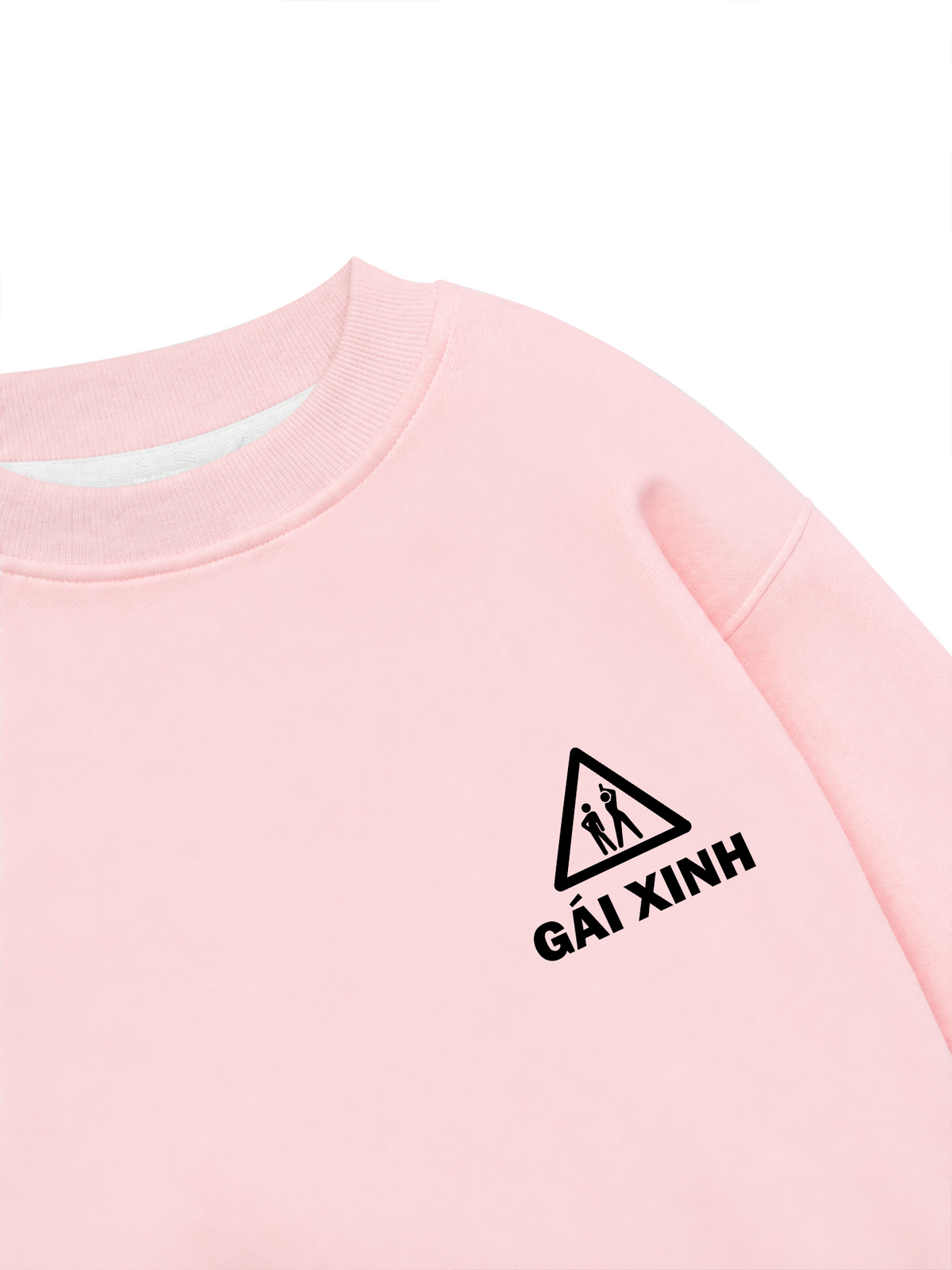 Áo Sweater Nỉ Hai Da Xinh Nhường Đường
